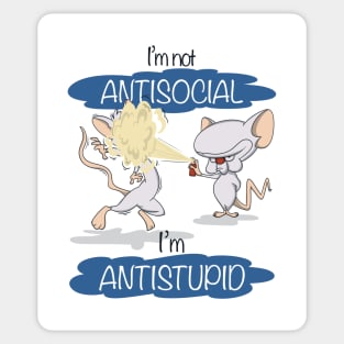 Antistupid Sticker